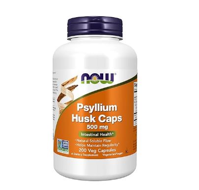 Now Psyllium Husk Capsules Review: 200ct 500mg
